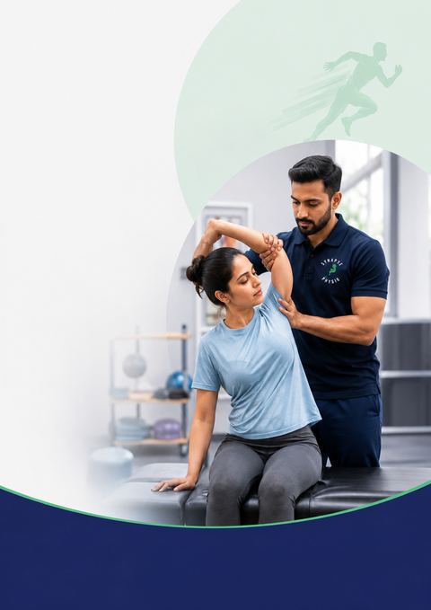 Best physiotherapist in Mohali treating a patient at Synapse Physio